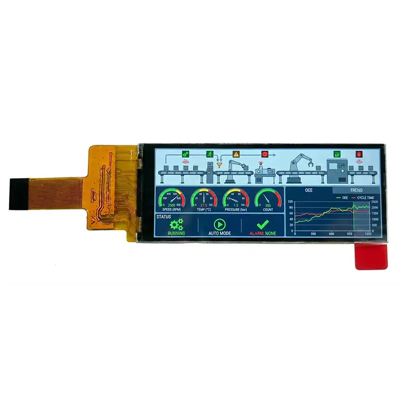 2.5 Inch Bar Type LCD Module | 100×310 SPI TFT Display for Smart Home