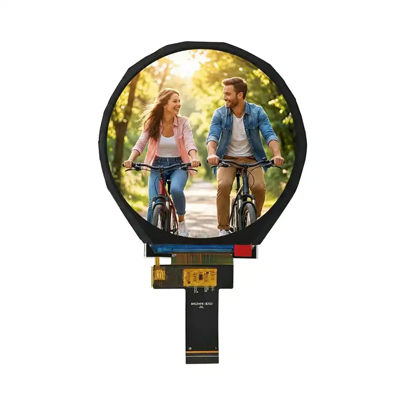 3.4 Inch Round TFT LCD Display IPS 800x800 with 30pin MIPI
