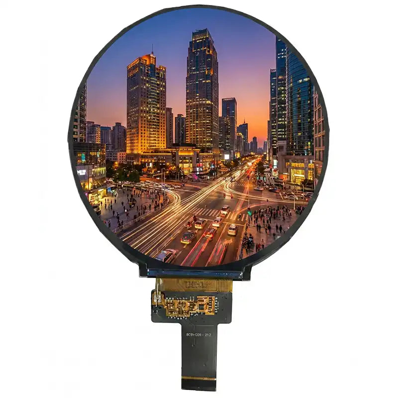 4 Inch Round TFT LCD Display 720x720 MIPI 1000 Nits Wide Temperature