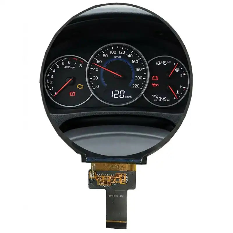 4 Inch Round TFT LCD Display 720x720 MIPI 1000 Nits Wide Temperature