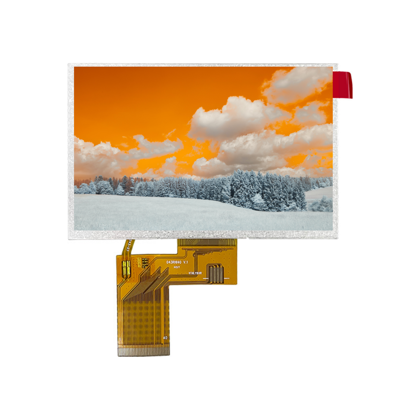 4,3 Zoll 480x272 Pixel Standard TFT Mod ohne Touchscreen
