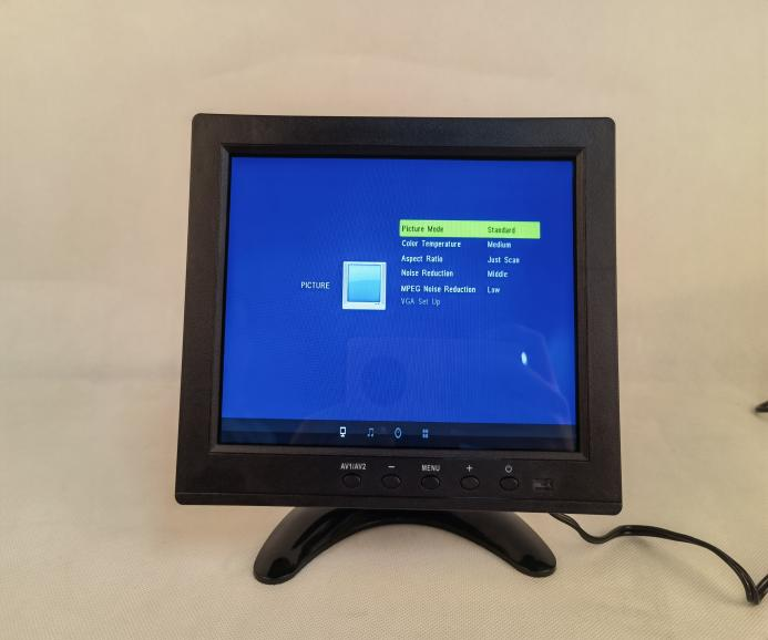 High-performance 8-inch monitor