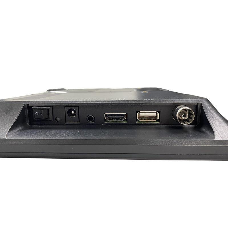 17.3" Portable TV with 1600x900 Resolution, DVB-T2, and AirPlay Support for Enhanced Entertainment