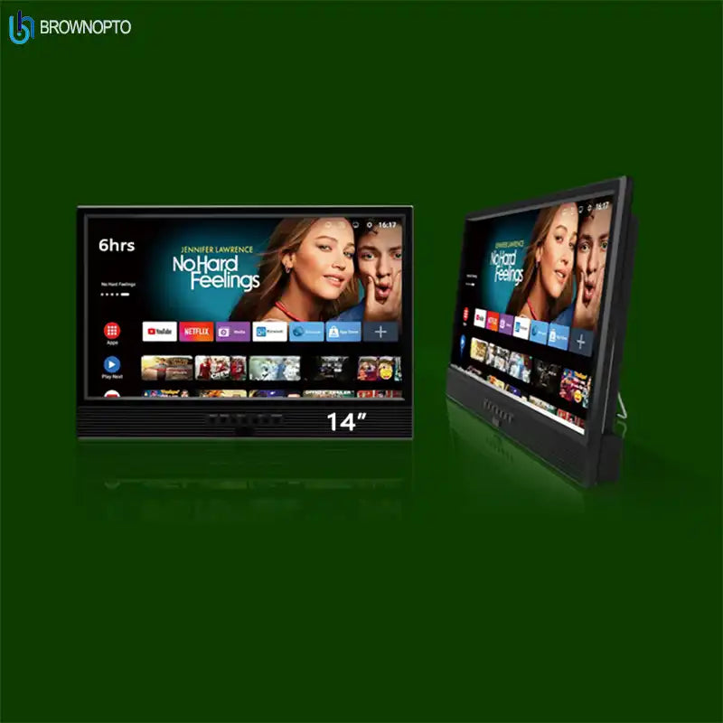 14 Inch HD Portable TV | 5000mAh Battery, Screen Casting & Bluetooth
