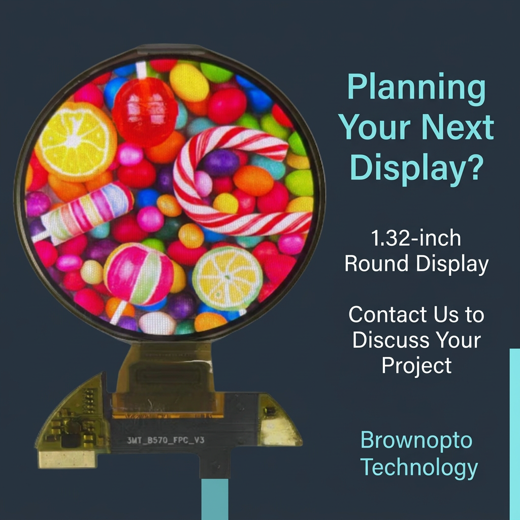 Brownopto 1.32-inch round display project inquiry
