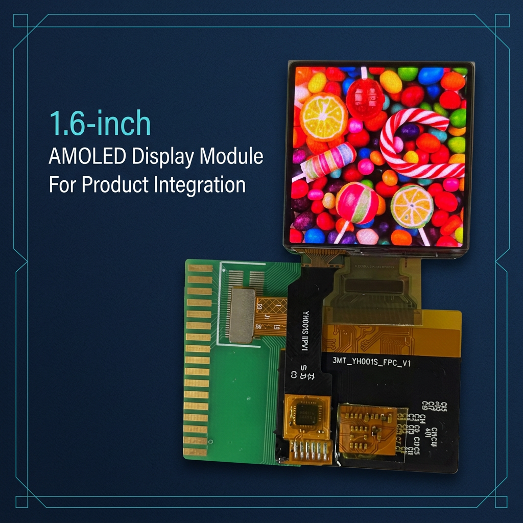 1.6-inch AMOLED display module B2B product overview