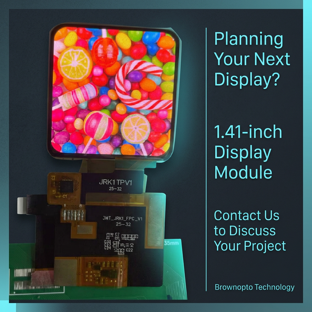 Brownopto 1.41-inch display module project inquiry