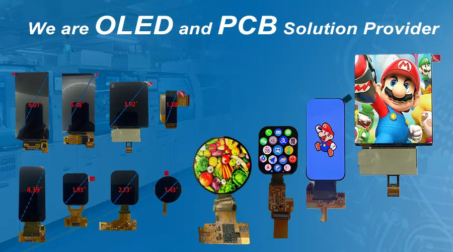 Introducing Our New AMOLED Displays: 1.38 to 6.01 Inches