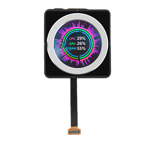 2.0 INCH AMOLED for Wearables & IoT Devices – High Contrast