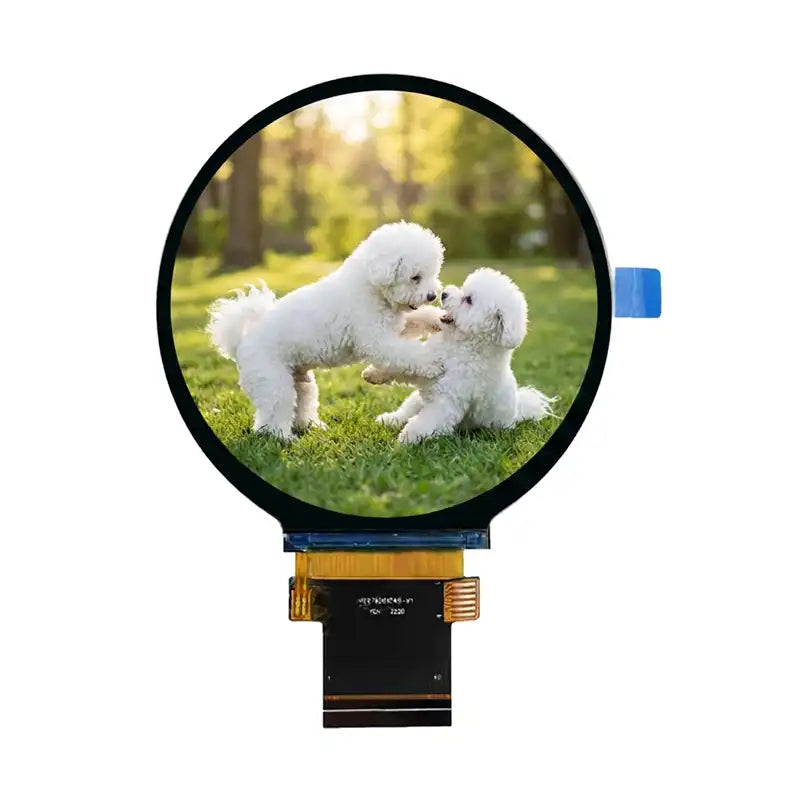 2.8 inch IPS round TFT LCD display module with 480x480 resolution