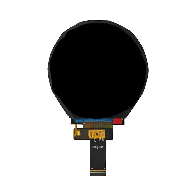 3.4 Inch Round TFT LCD Display IPS 800x800 with 30pin MIPI