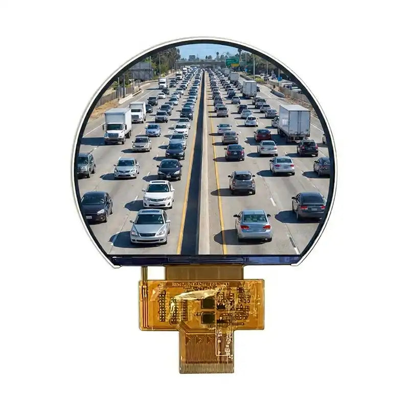 3.54 Inch Semi-Circular TFT LCD Display 800x640 RGB 1000 Nits