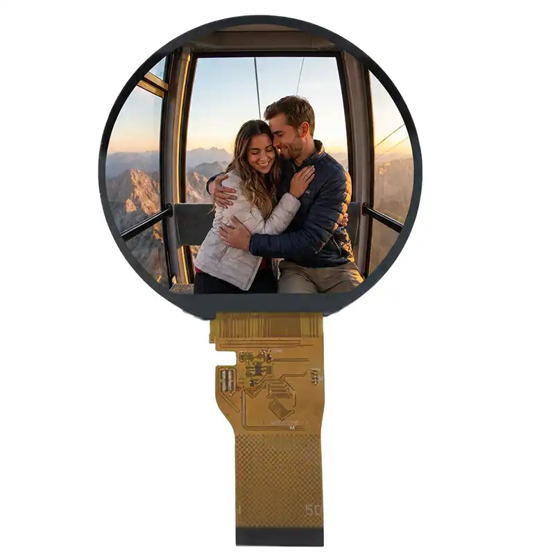 3.9 Inch Round LCD Display Module 1000 Nits JD9168S Driver