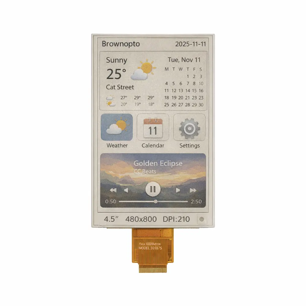 4.5 Inch Color E-Paper Display 480×800 SPI EPD Module