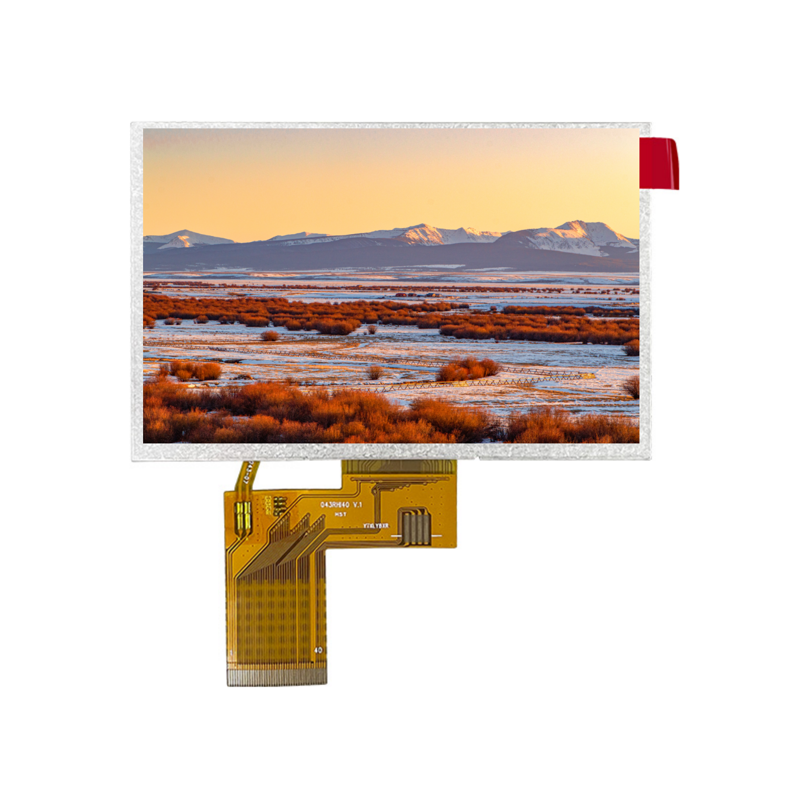 4,3 Zoll 480x272 Pixel Standard TFT Mod ohne Touchscreen