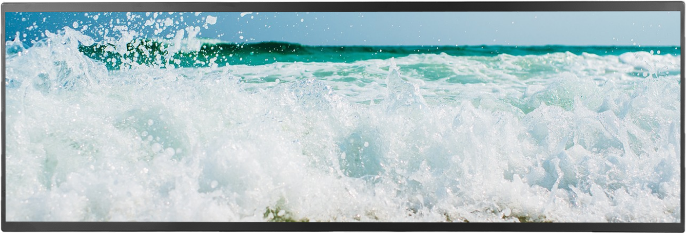 Perfect for Advertising: 37-Inch Wide Screen Display with 1920(RGB)*540 Resolution