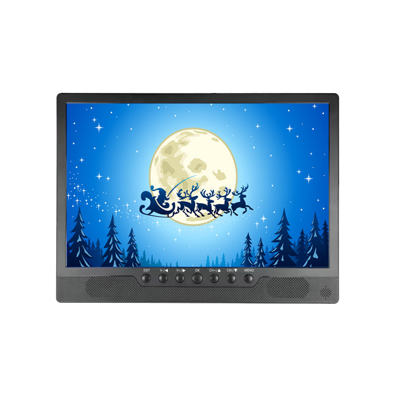 14.1" Portable TV with ISDB, CABLE, Miracast, DLNA, Bluetooth 5.0, HDMI, and Audio Output