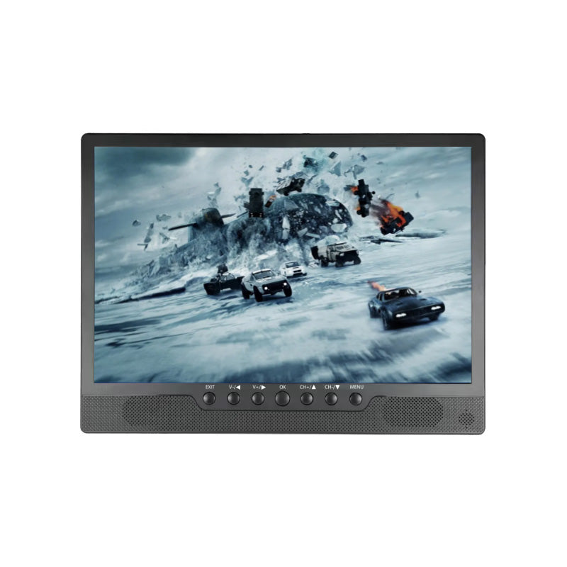 17.3" Portable TV with 1600x900 Resolution, DVB-T2, and AirPlay Support for Enhanced Entertainment