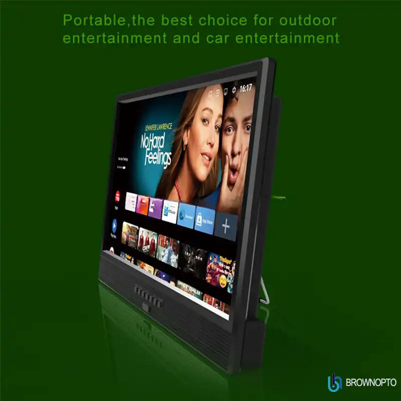 14 Inch HD Portable TV | 5000mAh Battery, Screen Casting & Bluetooth