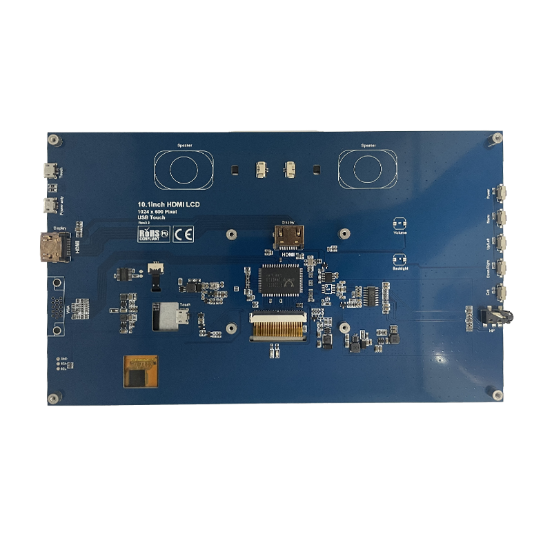 10,1 Zoll IPS 1024x600px TFT-Touchscreen mit 5-Punkt-Touch-Unterstützung