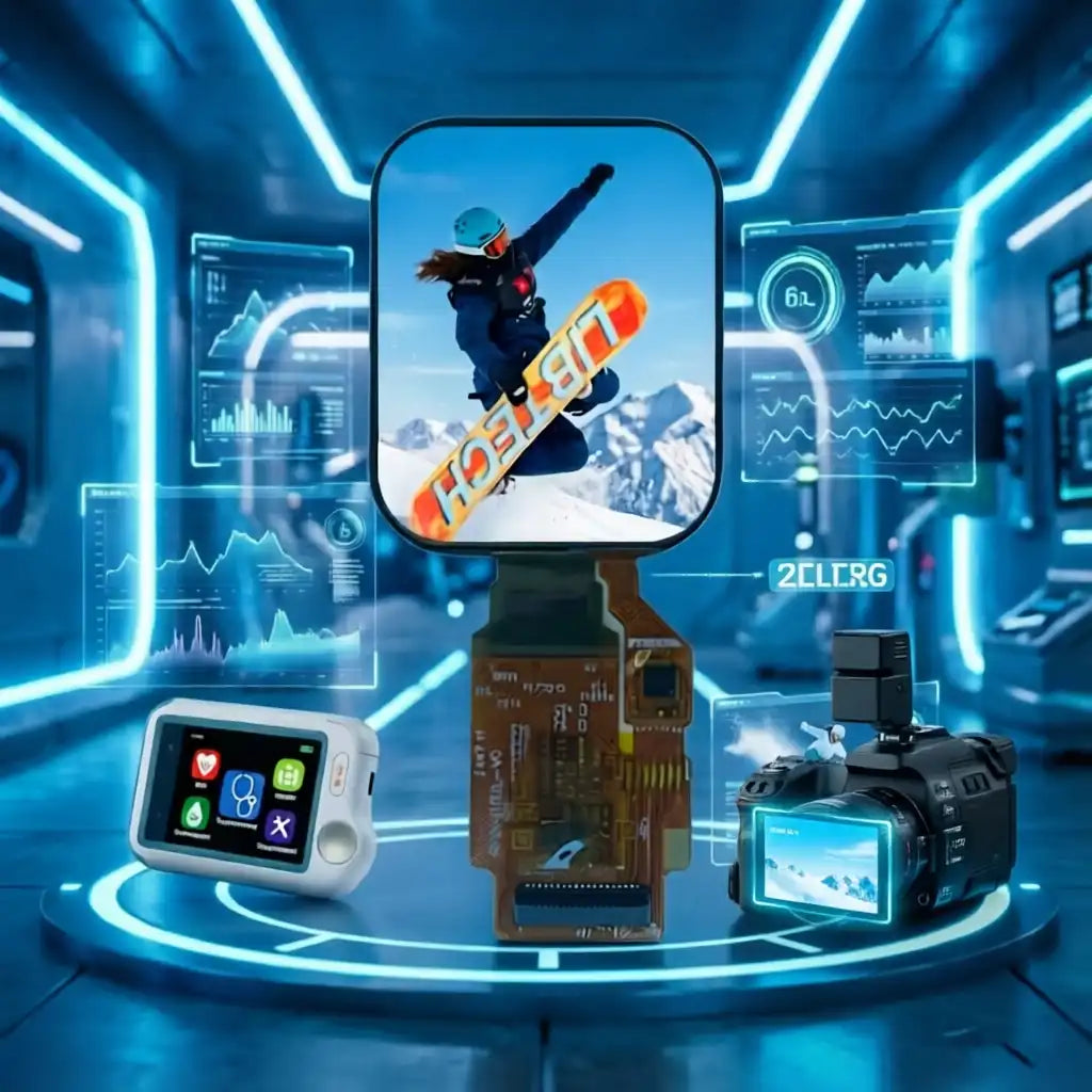 Wide temperature range OLED display modules for harsh industrial environments