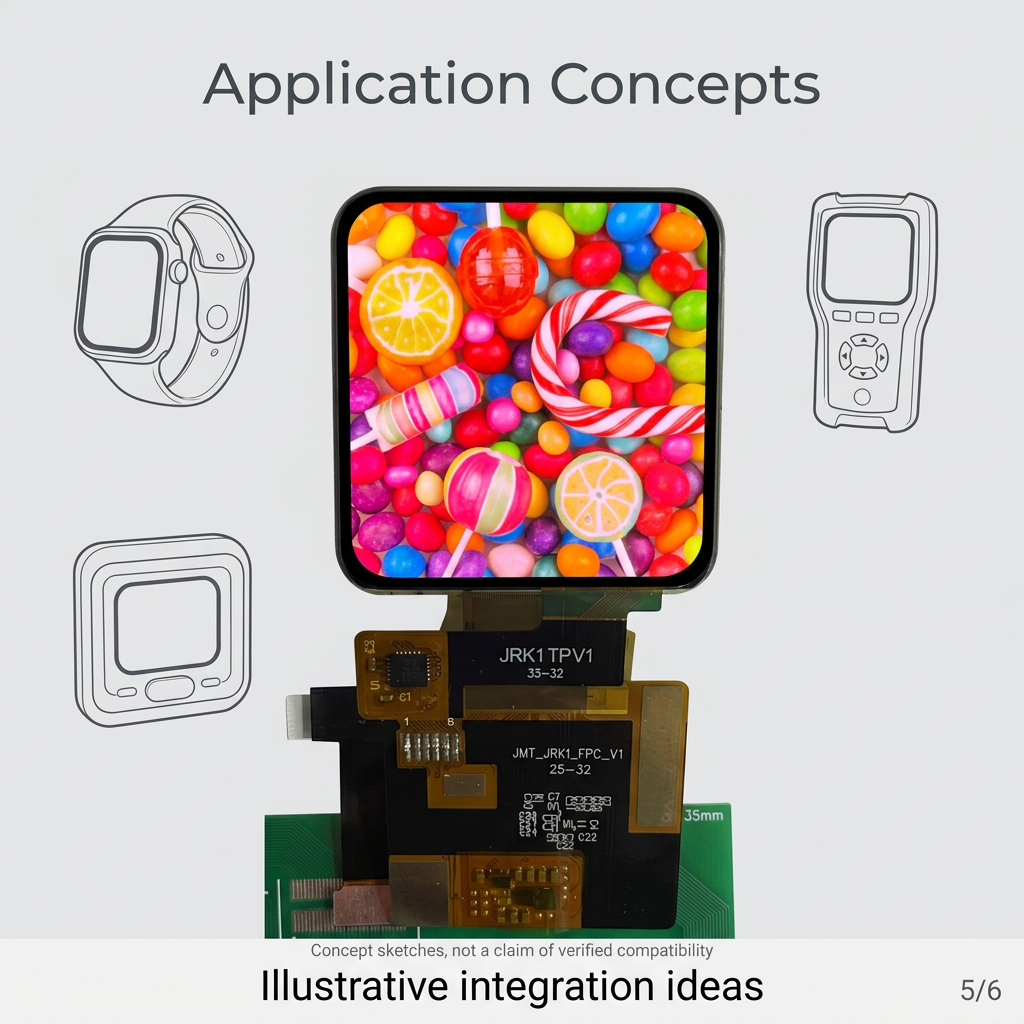 1.41-inch display module illustrative application concepts